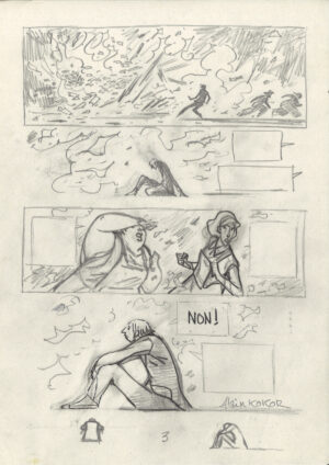 Alain Kokor. l’ours storyboard p. 5